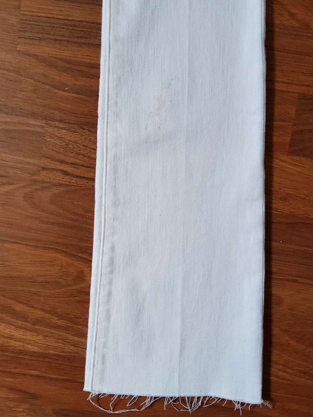 L'Agence Ruth High Rise Straight Jeans in Blanc Size 24 - Picture 10 of 14